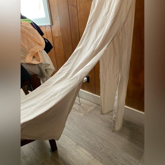 NWT ATHLETA Shoreline Slit Maxi Dress in Shoreline Beige Casual Light Size Small - Picture 14 of 16